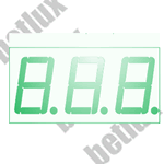 seven segment led display |  3 digit