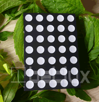 product image - Dot matrix LED 5x7 Dia.10mm bicolor-4.0 inch height 5x7 LED dot matrix, bi-color