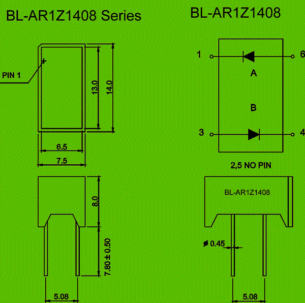 Light Bar | LED parts Package diagram 