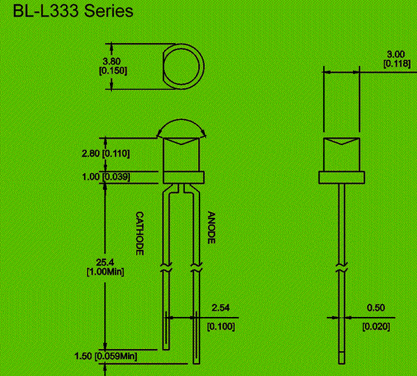 led diode | LED manufacturer Package diagram 